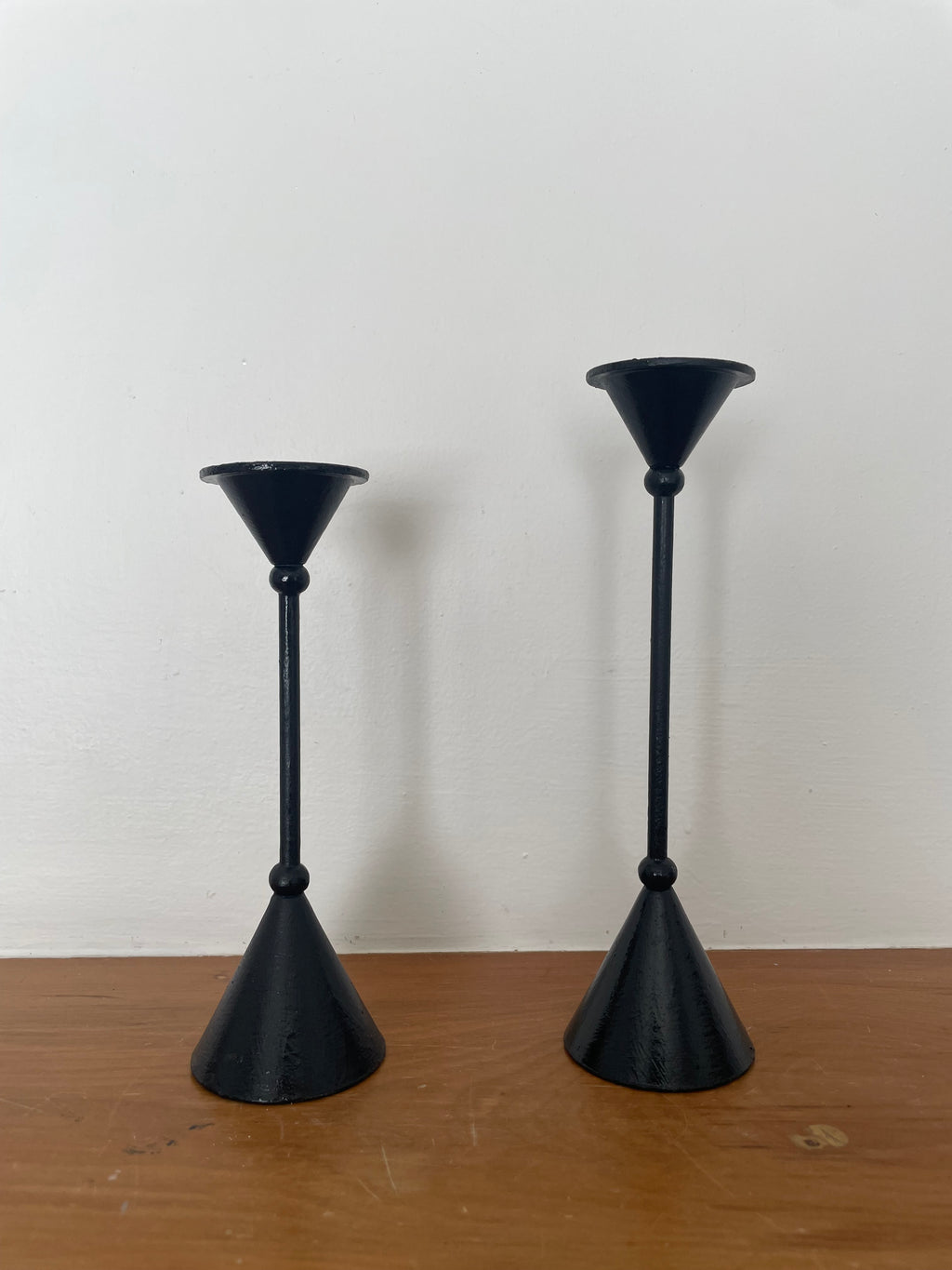 Metal Memphis Style Candlestands