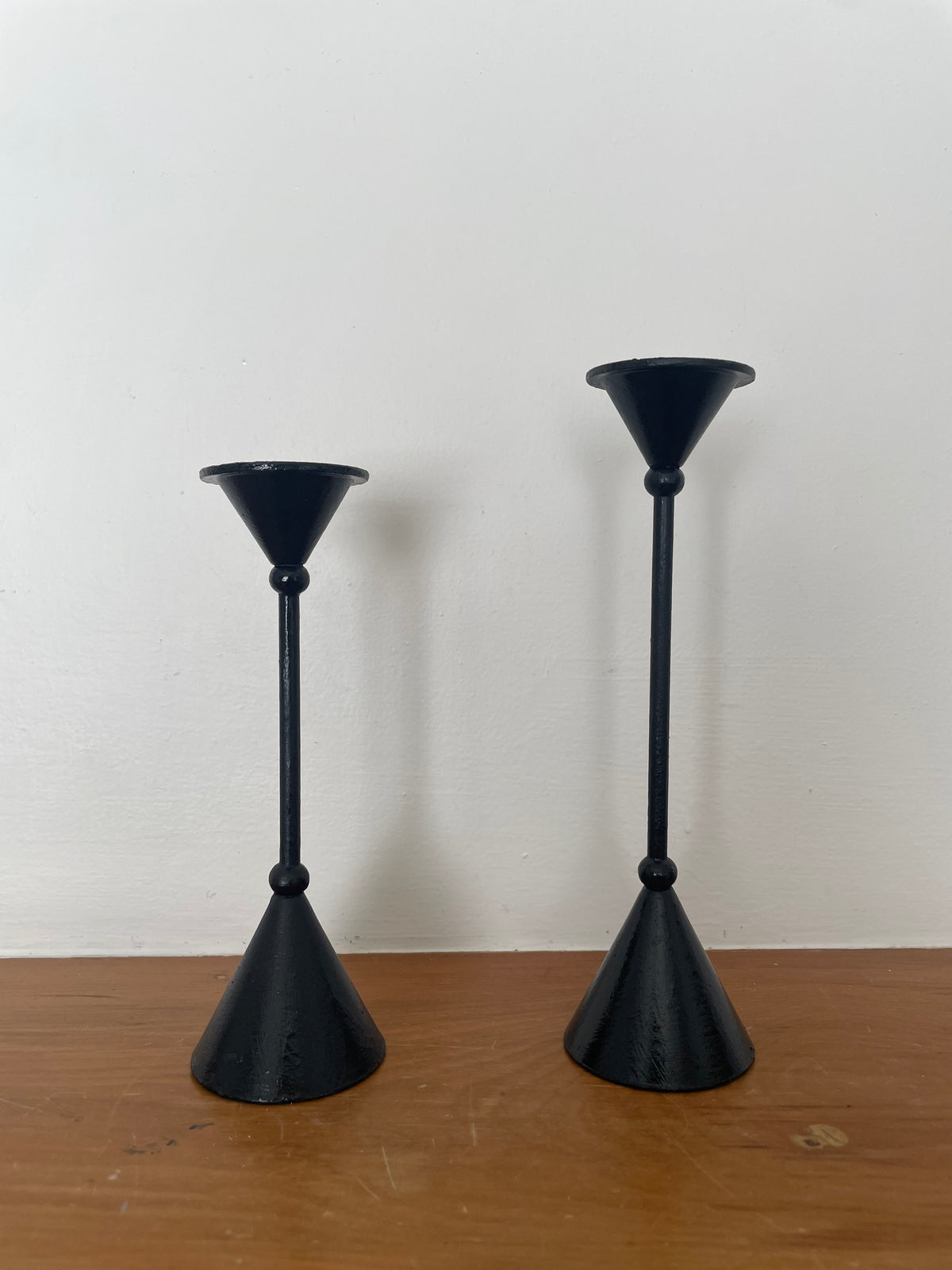 Metal Memphis Style Candlestands