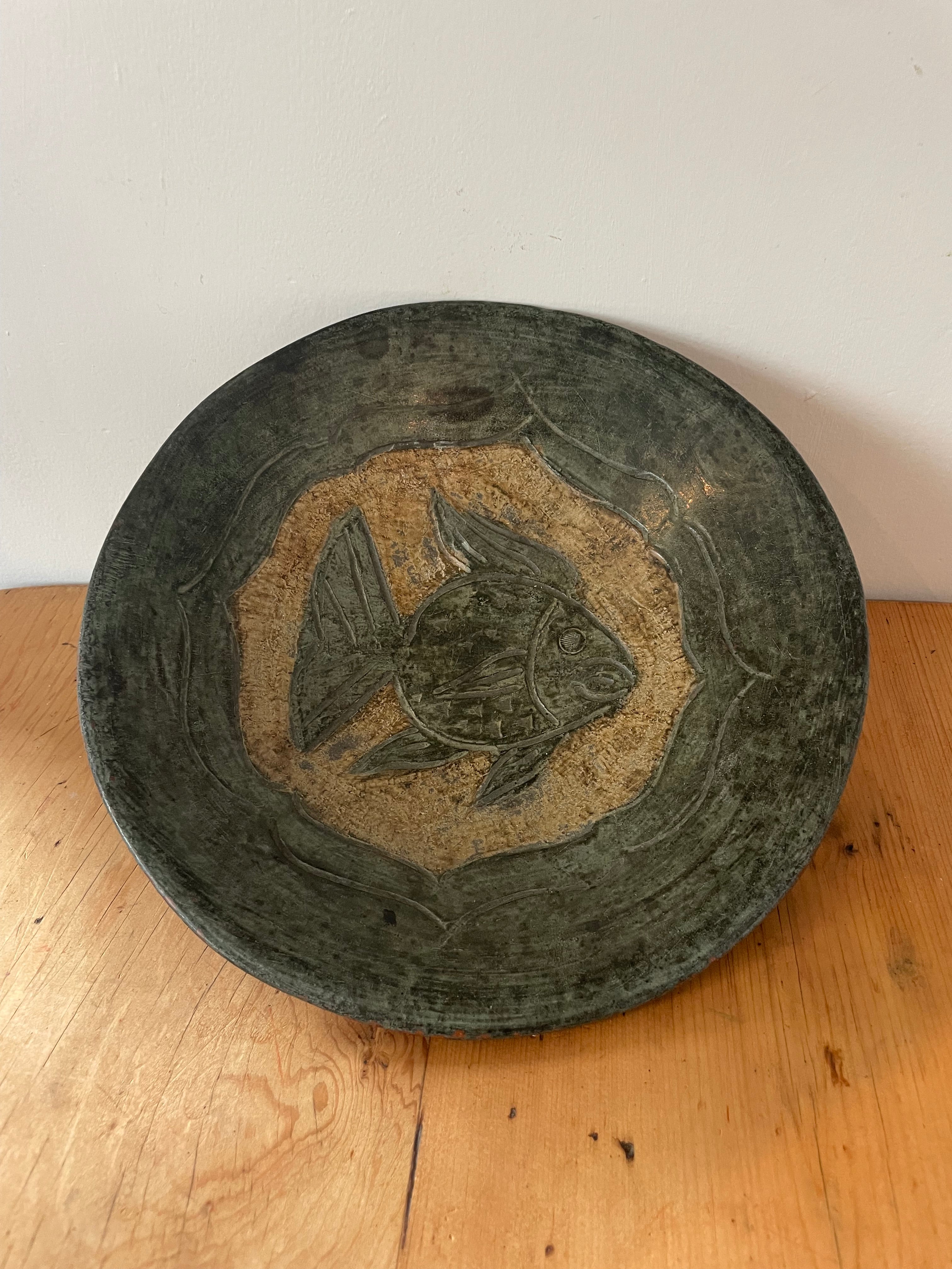 Vintage Studio Pottery Fish Dish