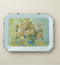 Vintage Floral Picture Mirror