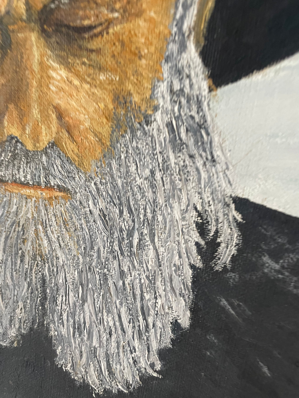 Textured Portrait Painting