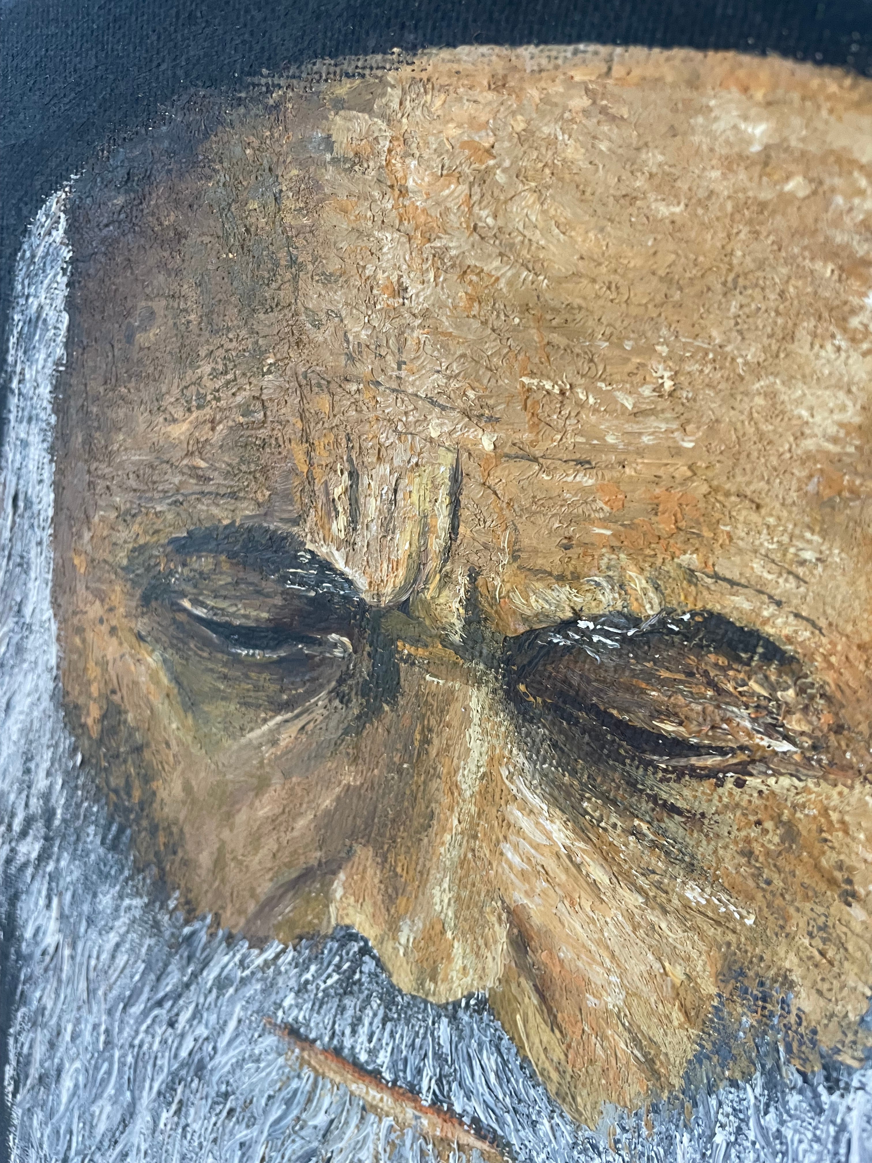 Textured Portrait Painting