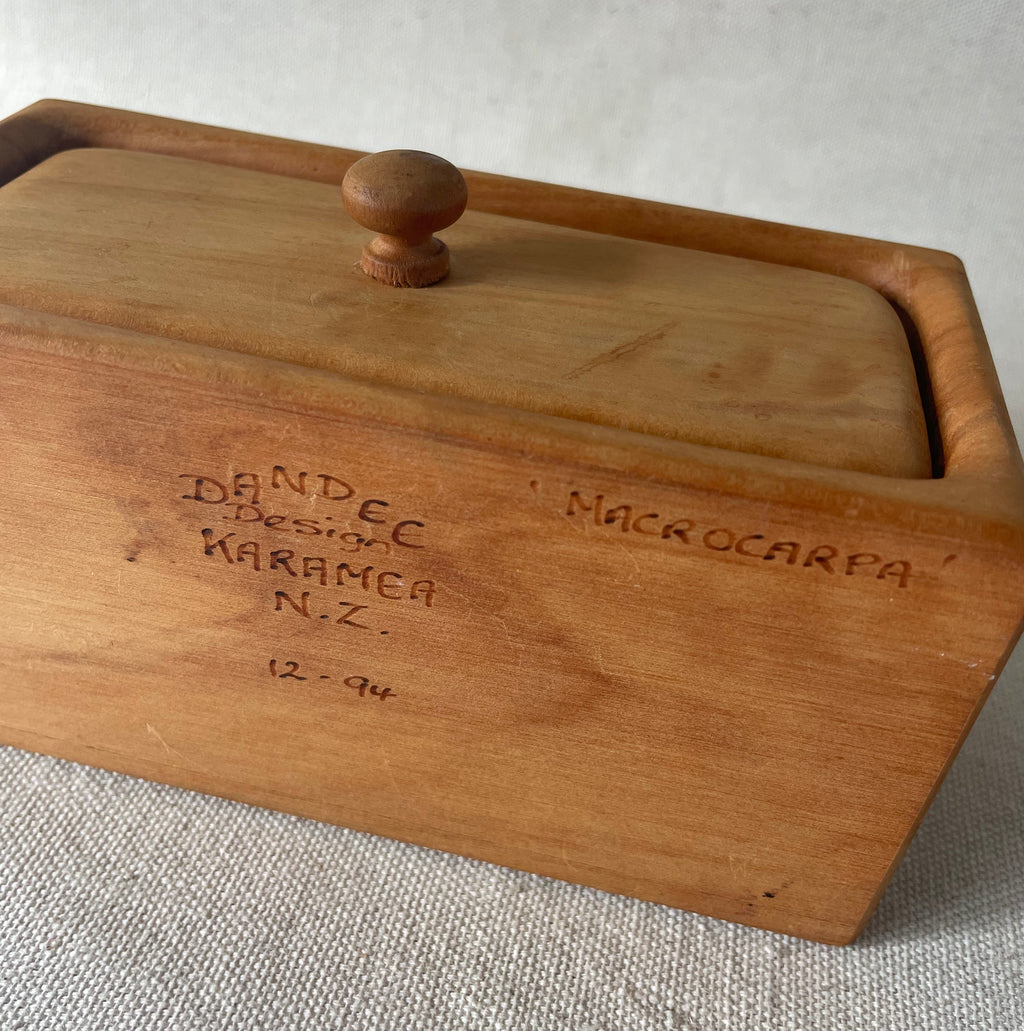 Macrocarpa Box With Drawer