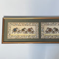 Framed Elephant Family