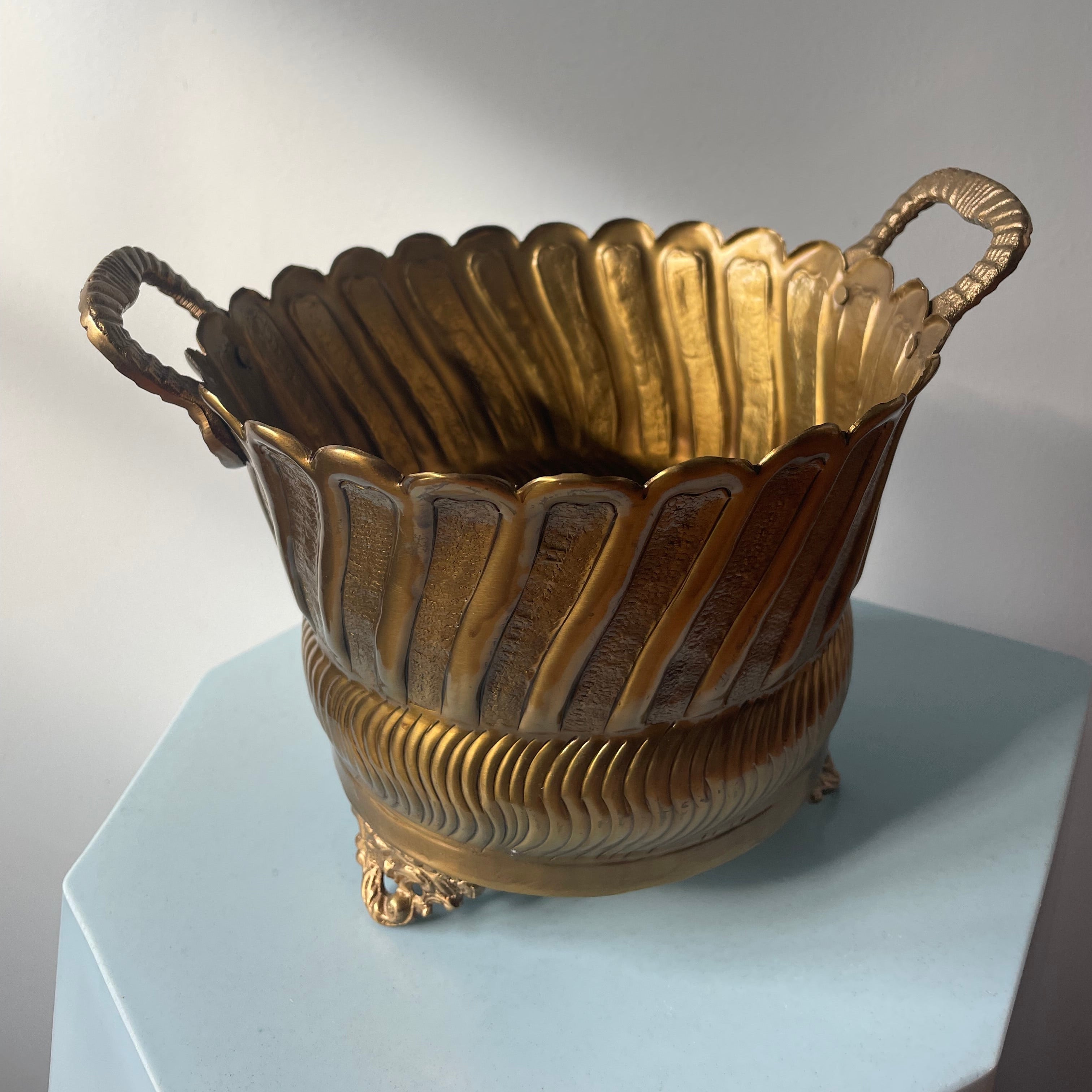 Goldtone Planter