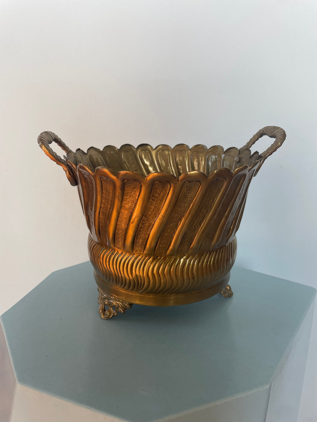 Goldtone Planter