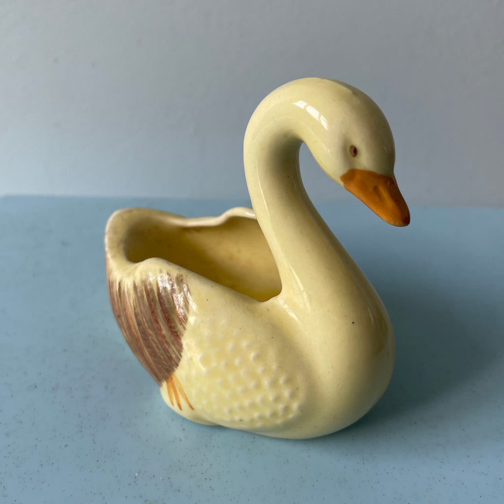Vintage Swan Pair