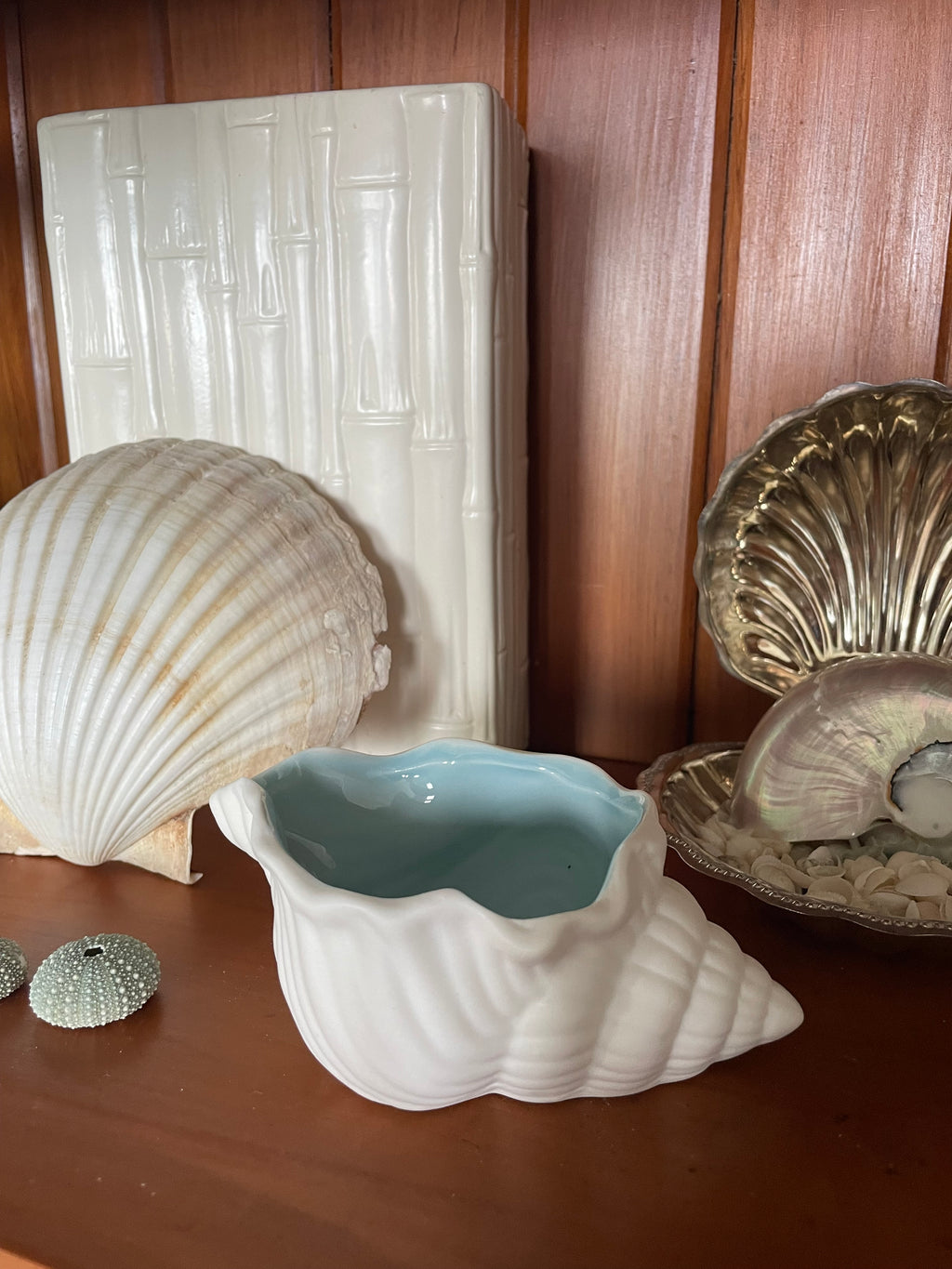 Porcelain conch shell