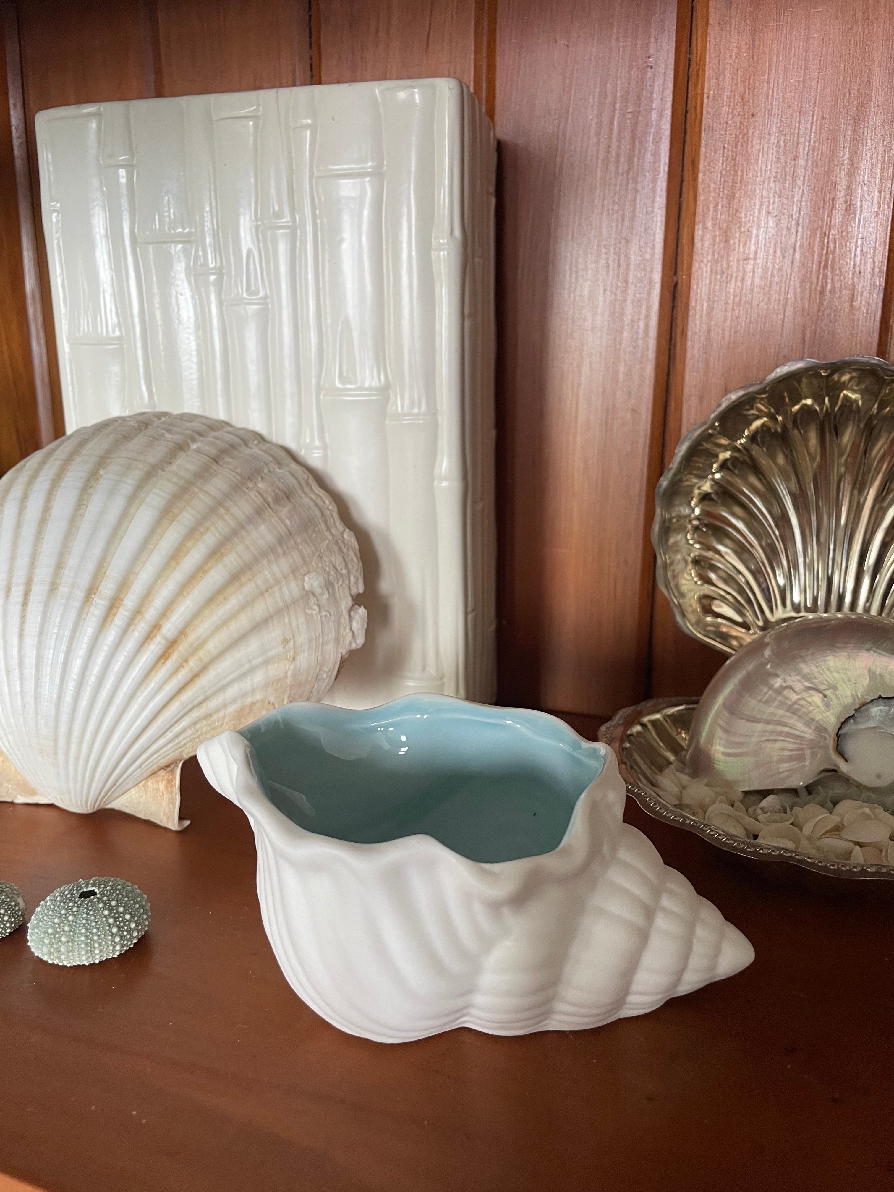Porcelain conch shell