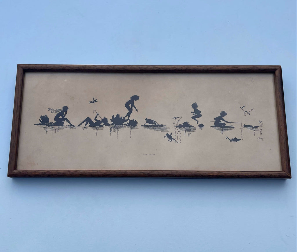Vintage Silhouette Print - The Nyads