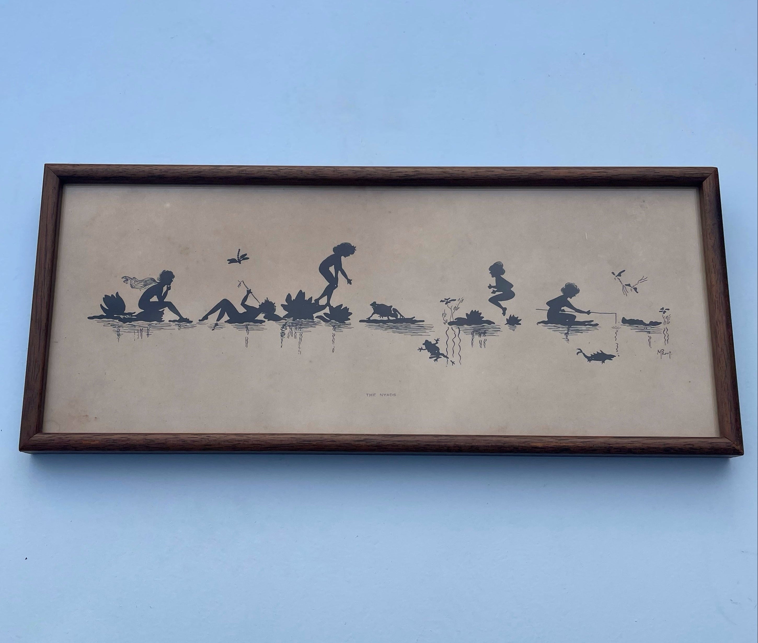 Vintage Silhouette Print - The Nyads