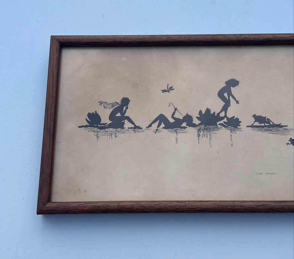 Vintage Silhouette Print - The Nyads