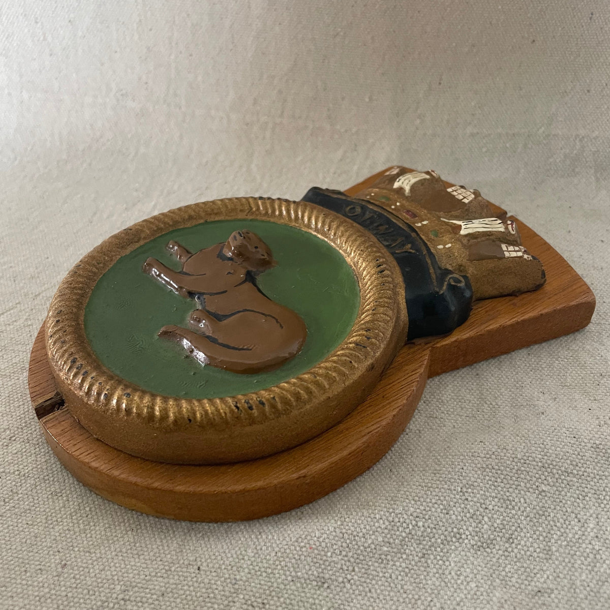 Vintage Otway Otter Naval Crest Plaque