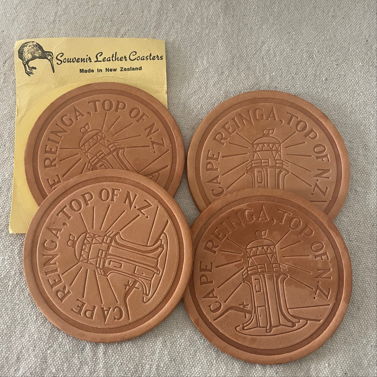 Vintage Lighthouse Coasters x4 – Fine Specimens Vintage