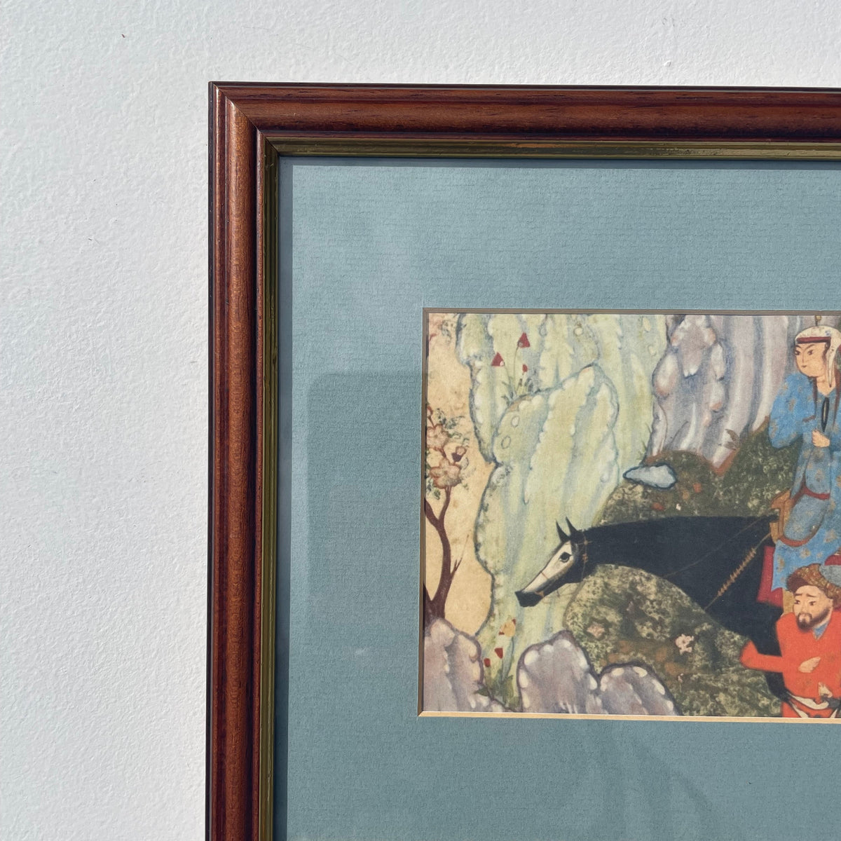 Farhad Carries Shirin And Her Horse Print
