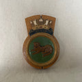 Vintage Otway Otter Naval Crest Plaque