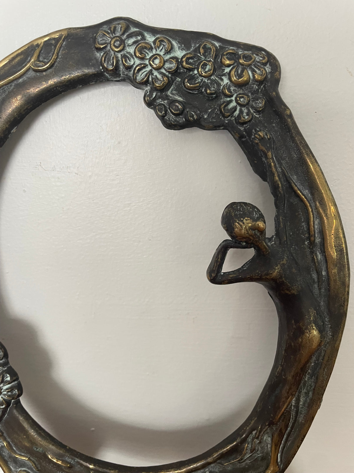 Art Nouveau Brass Frame