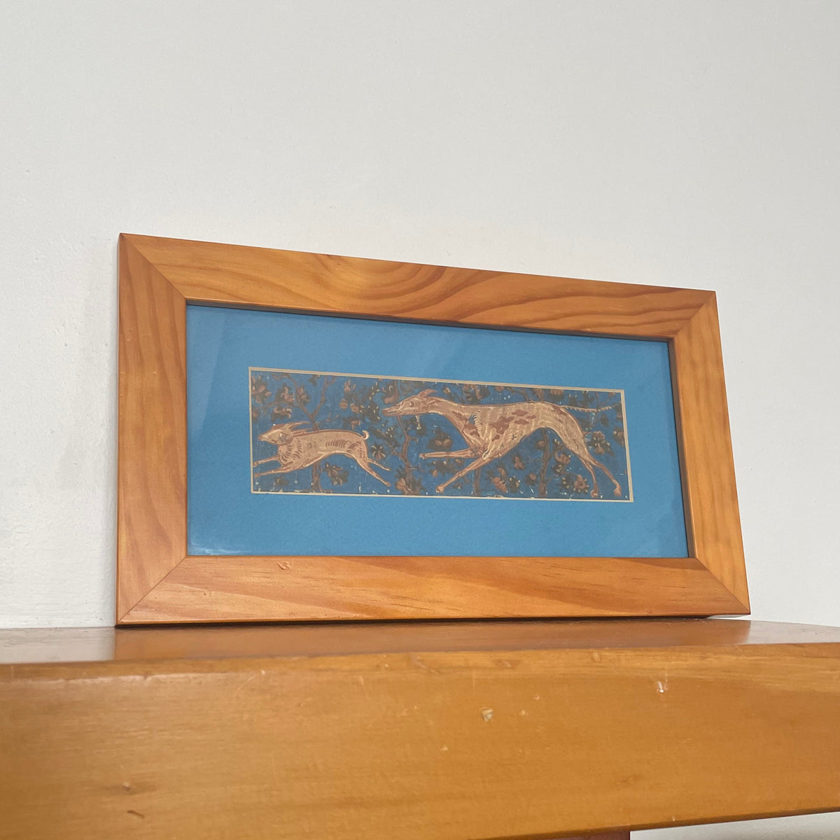 Folk Art Rabbit & Hound Print